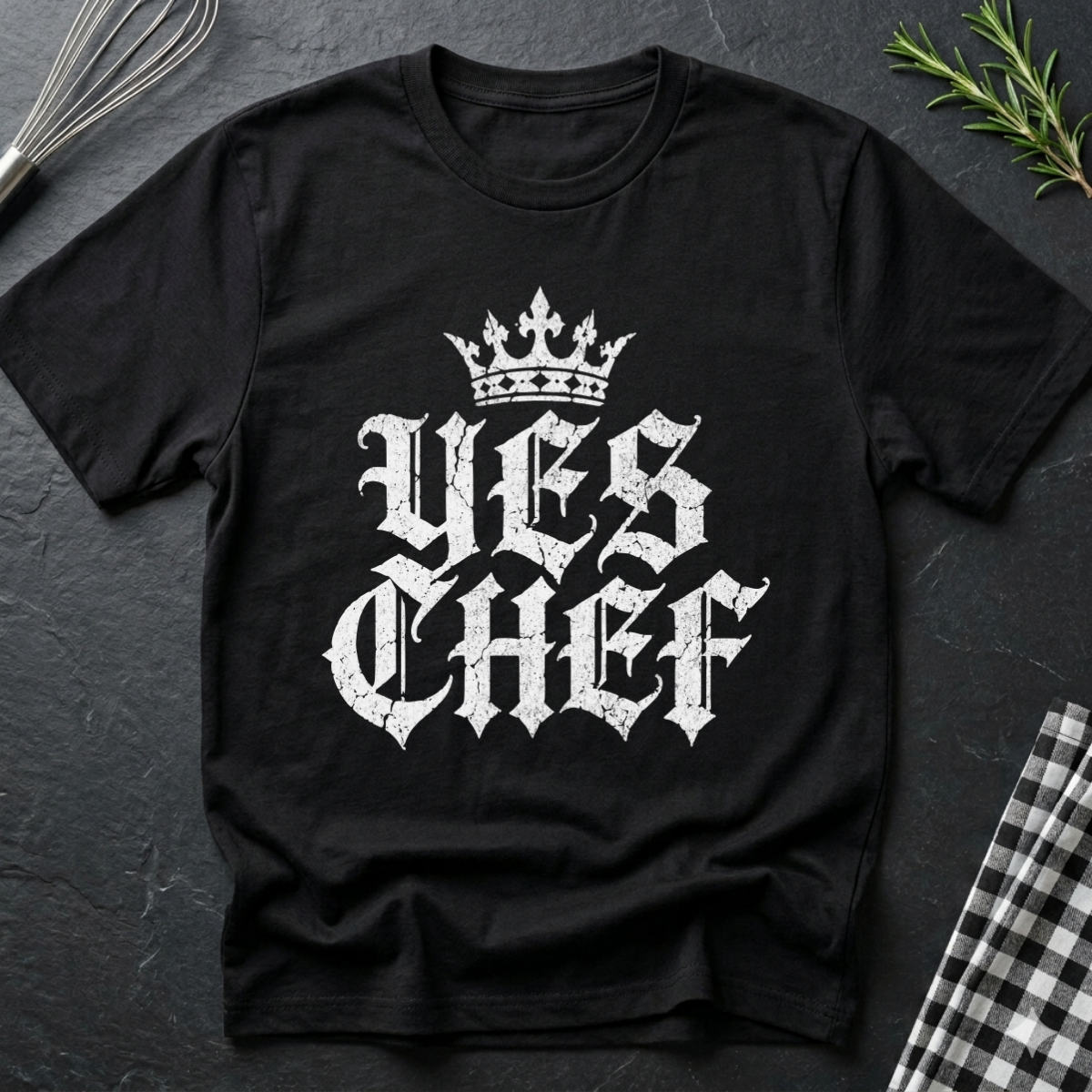 Yes Chef, Gothic T-Shirt