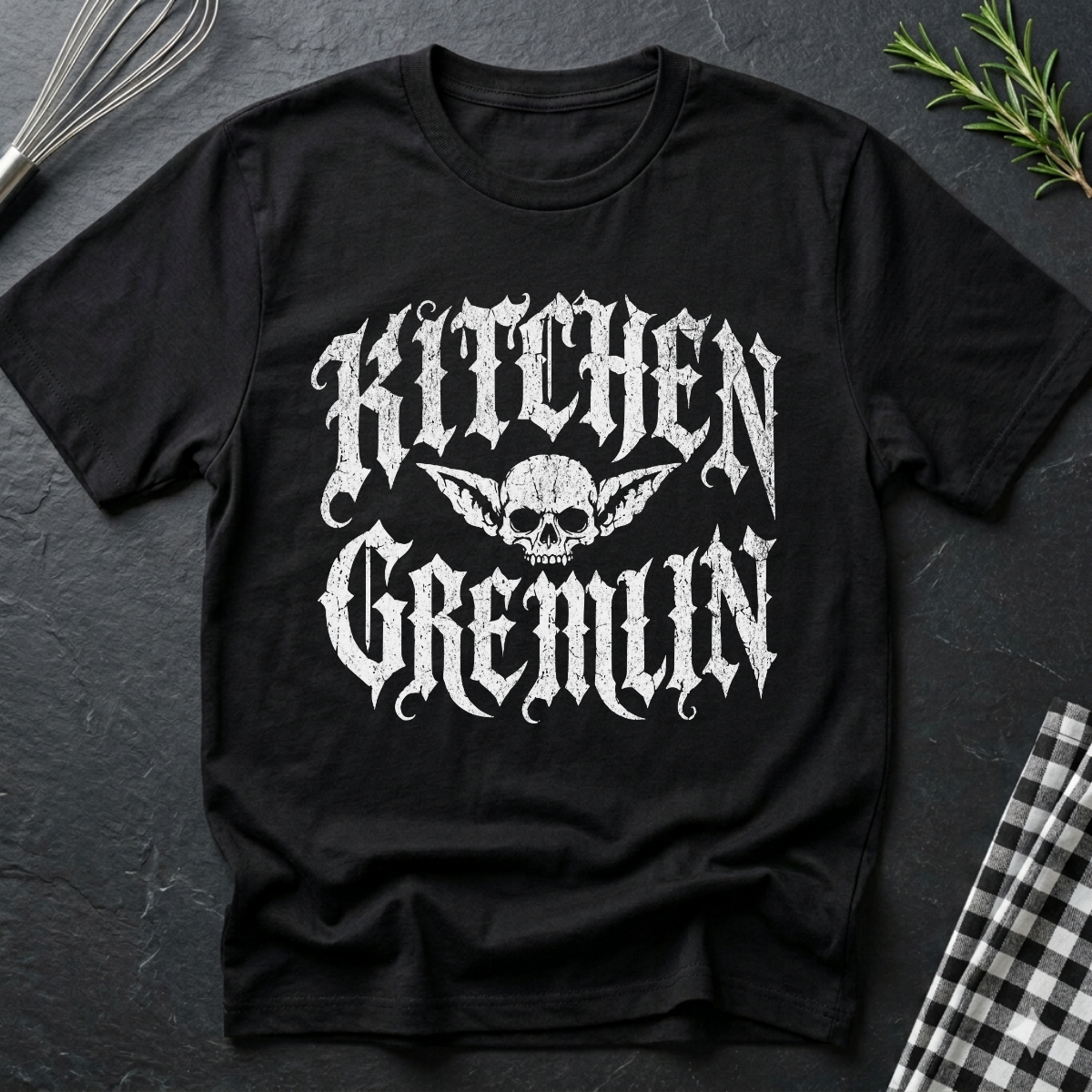 kitchen Gremlin, Gothic T-Shirt
