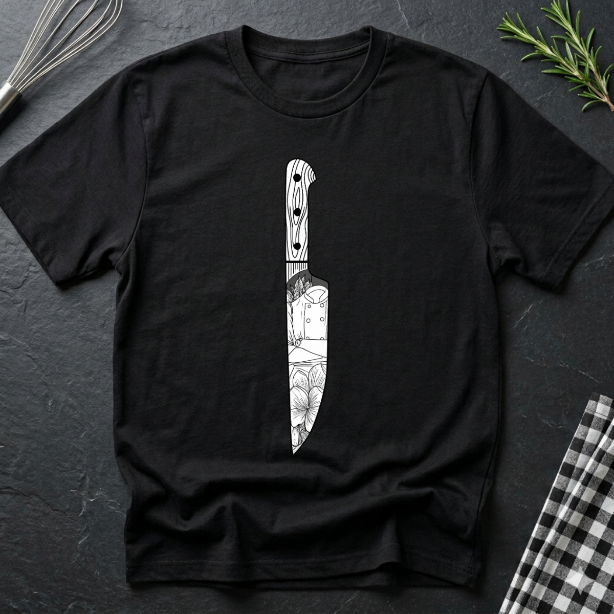 Falling Knife, Chef T-Shirt