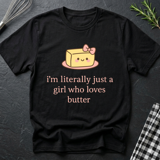 Butter Lover Girl T-Shirt