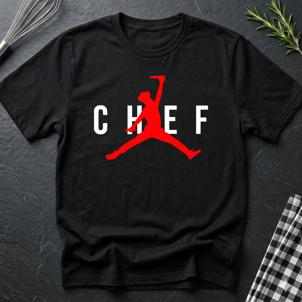 Funny jumping Chef T-Shirt