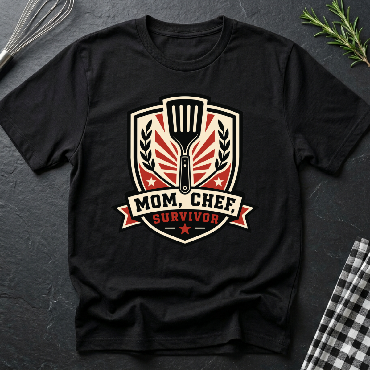 Mom, Chef, Survivor T-Shirt
