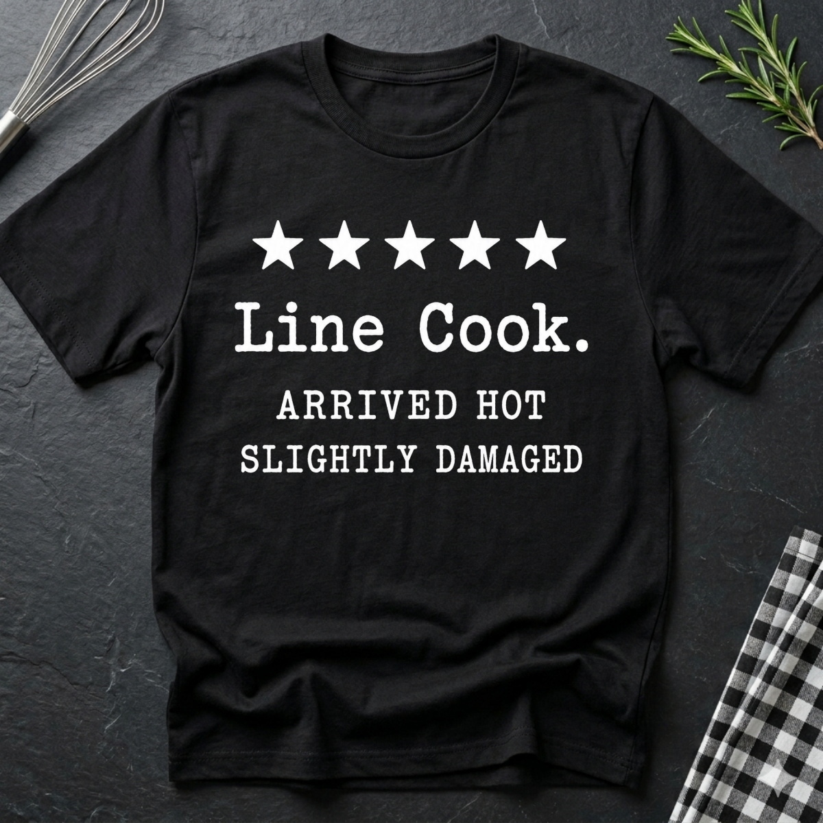 Line Cook, five star T-Shirt