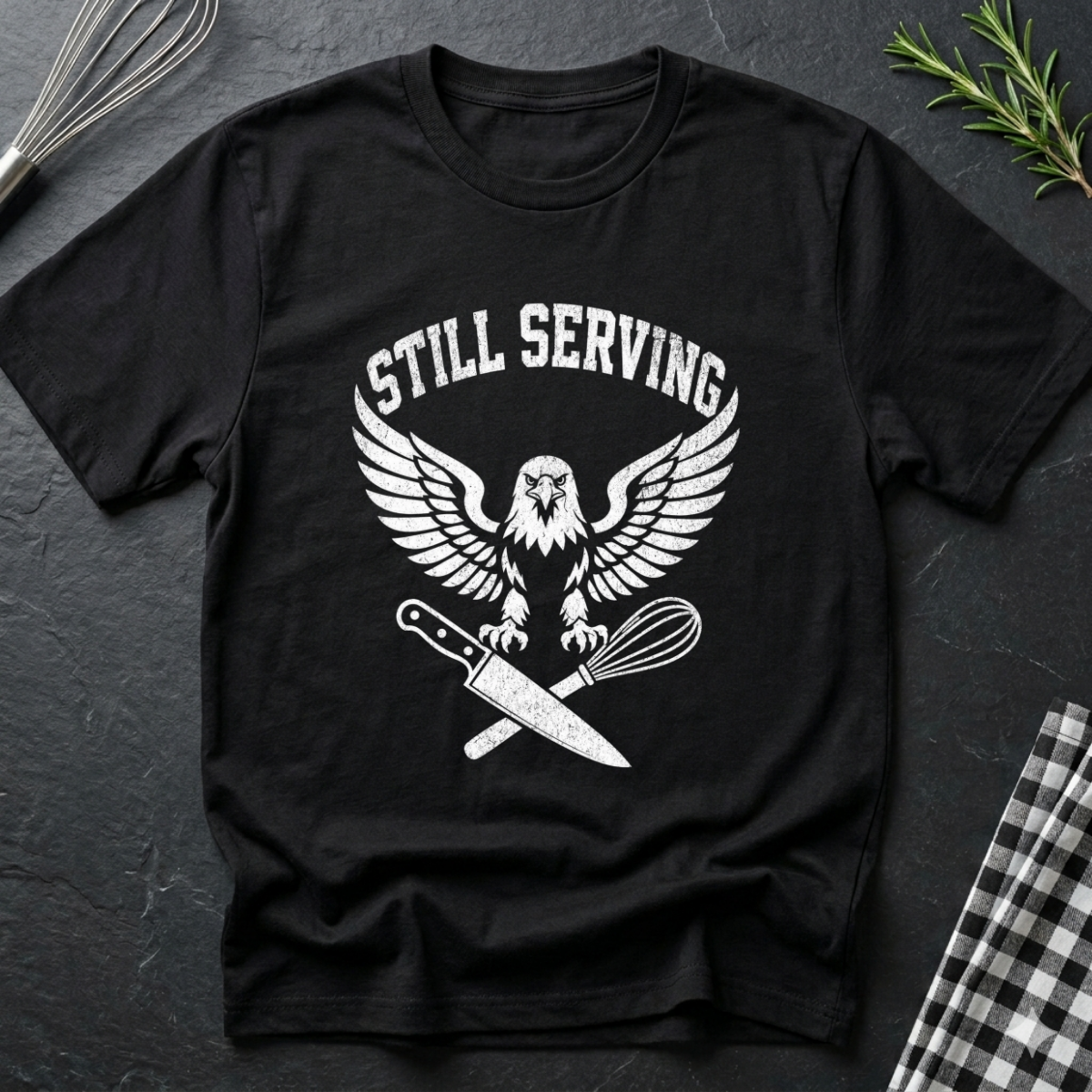 Still Serving Military to Culinary T-Shirt