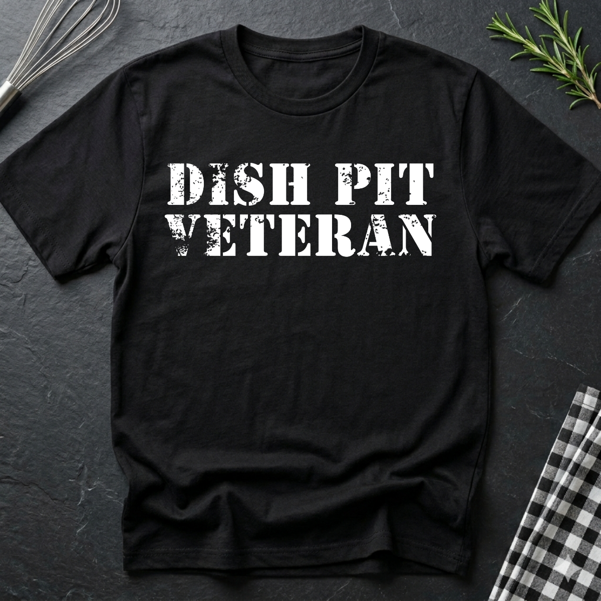 Dish Pit Veteran, Funny T-Shirt