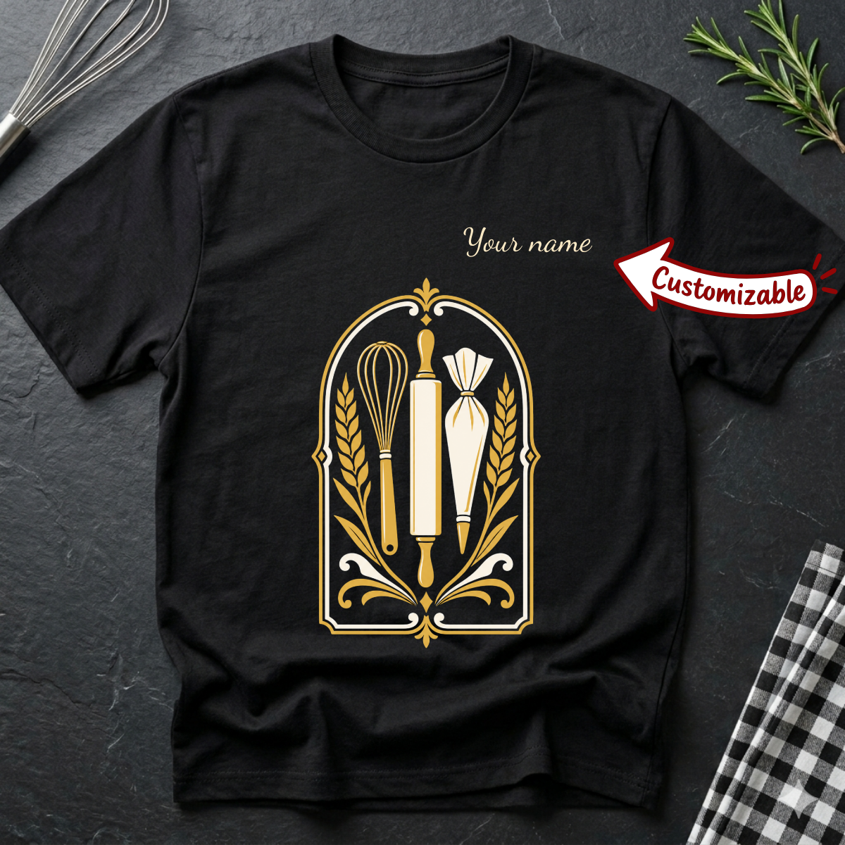 Customizable Baker supplies T-Shirt