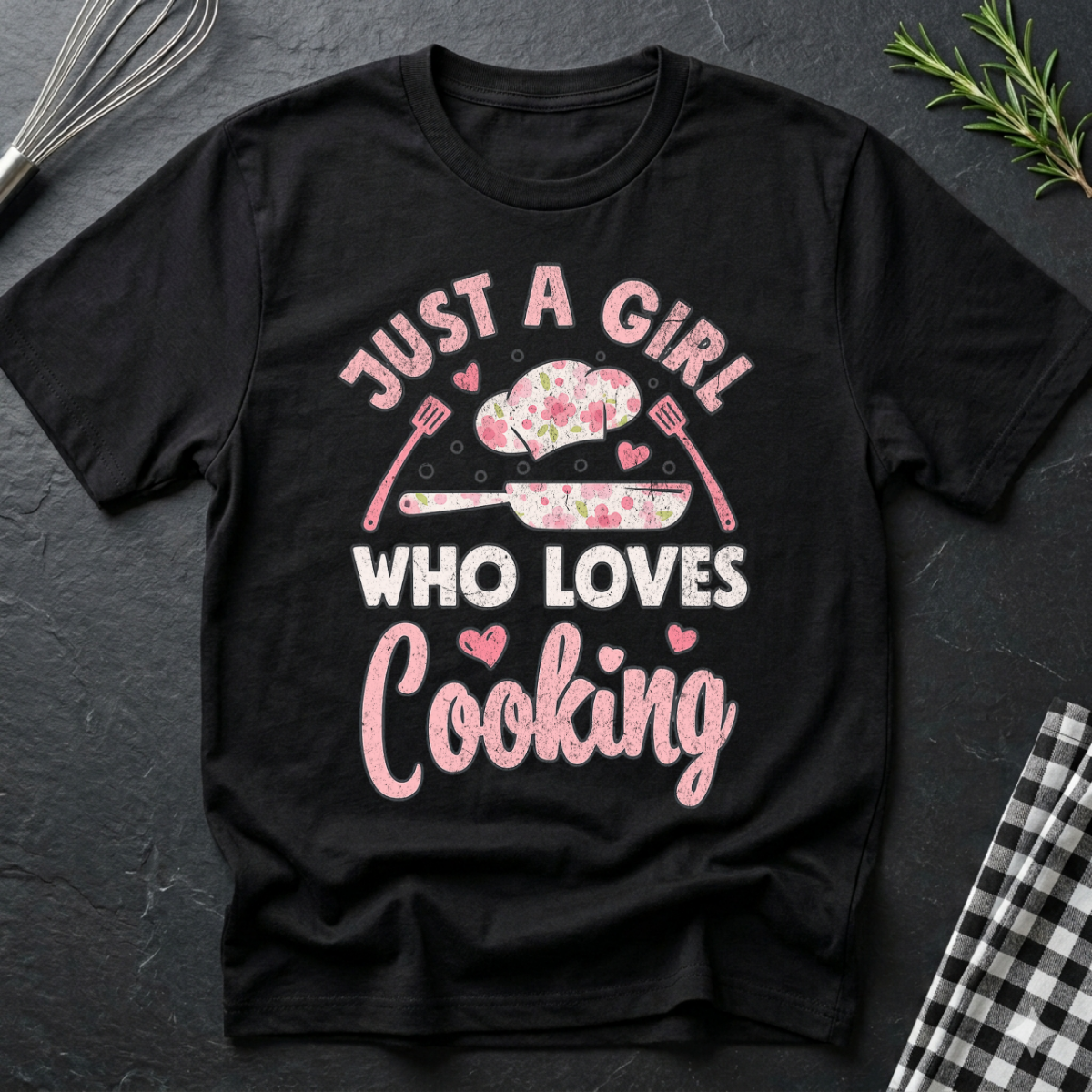 Just a Girl who loves Cooking T-Shirt