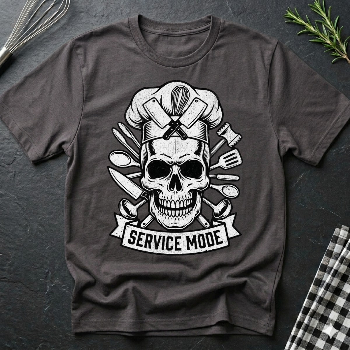 Service Mode, Chef Skull T-Shirt
