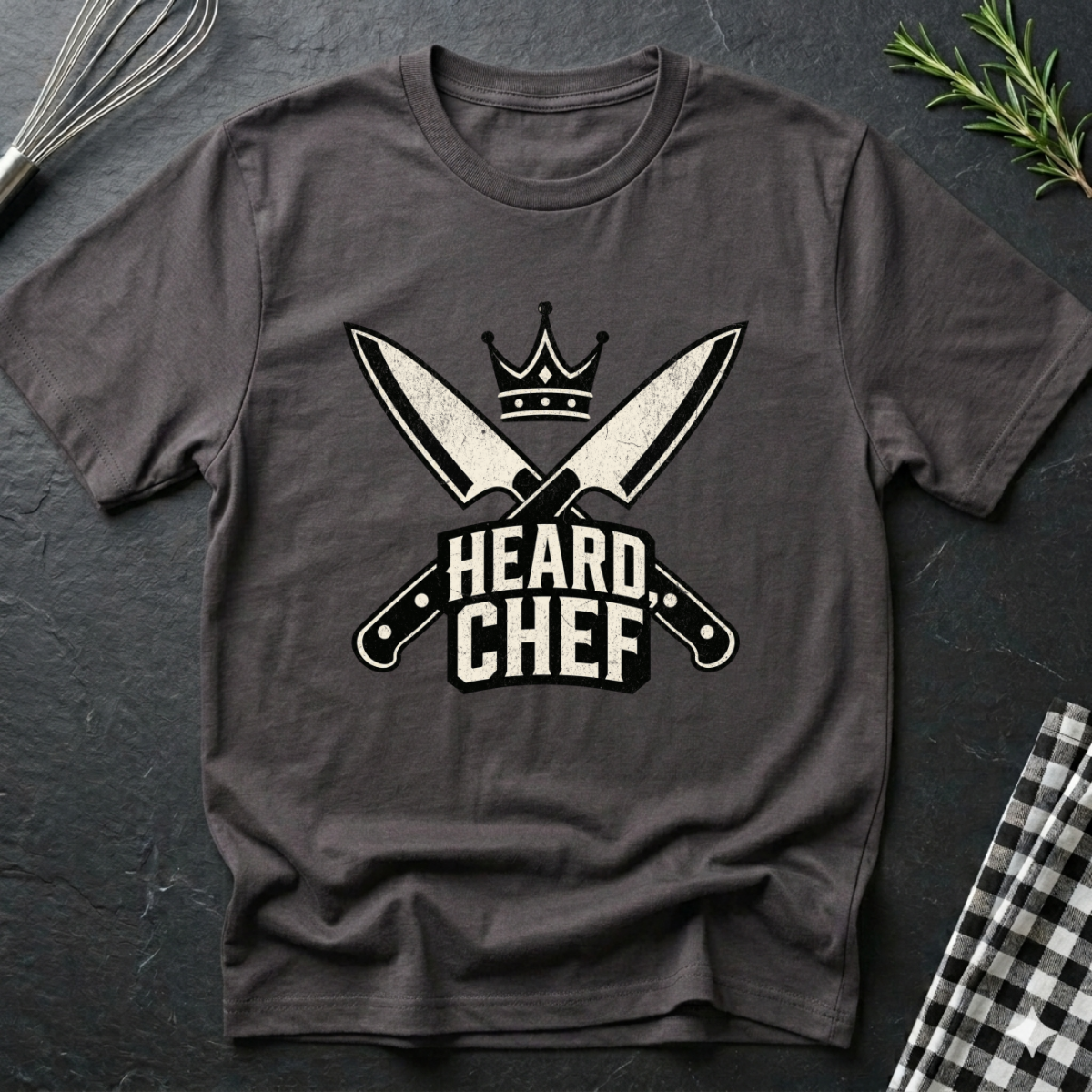 Heard Chef, Knife Cross T-Shirt