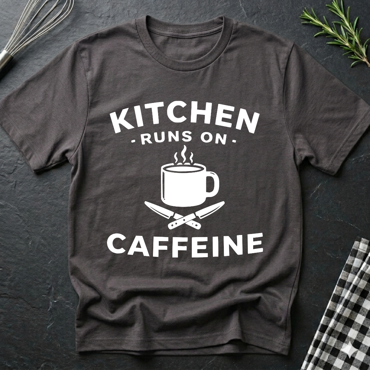 Kitchen Runs On Caffeine T-Shirt
