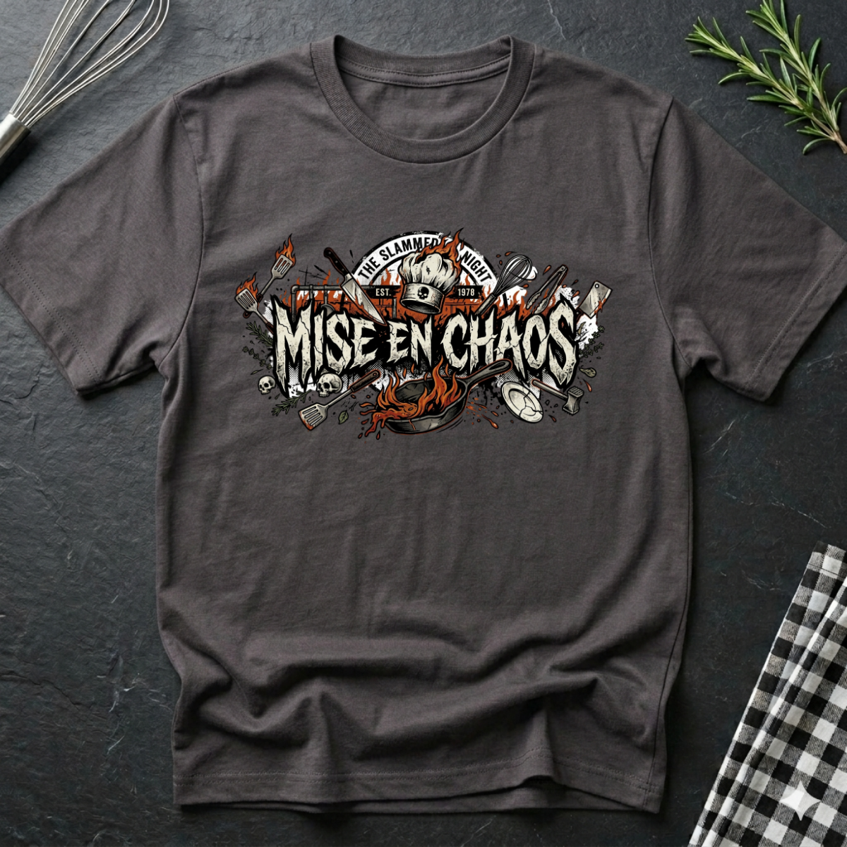 Mise En Chaos Flames T-Shirt