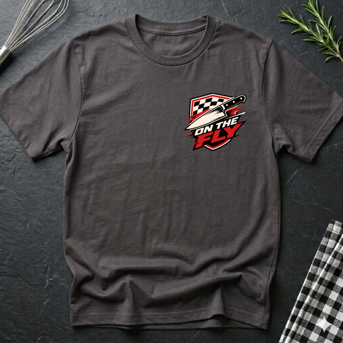 On the Fly, Flying Knife Emblem T-Shirt