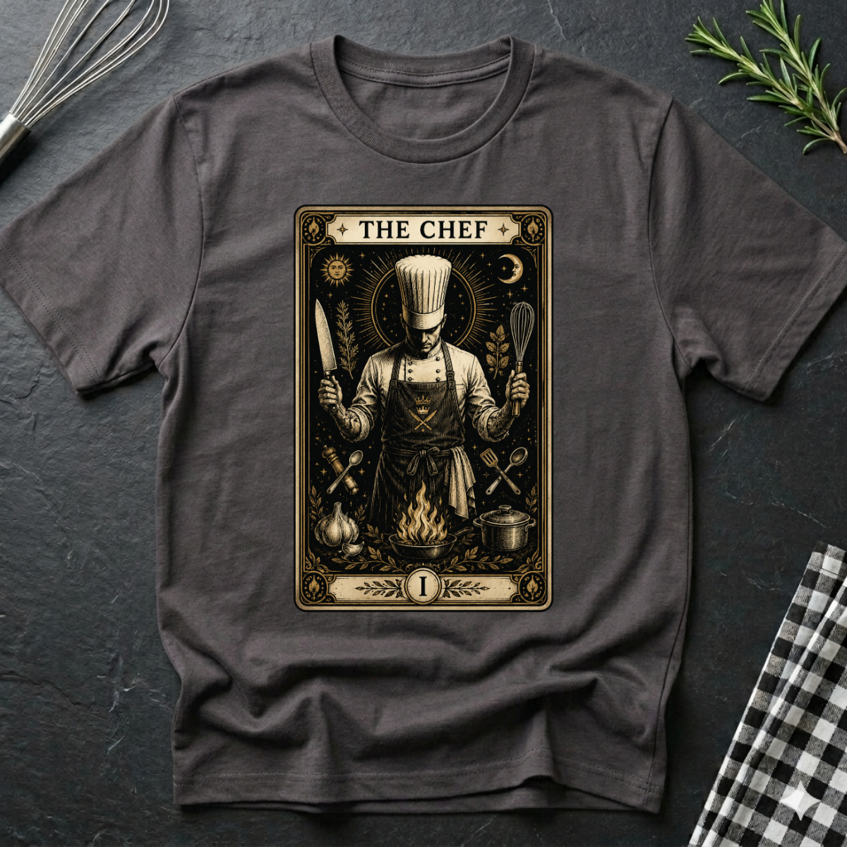 The Chef Tarot Card T-Shirt