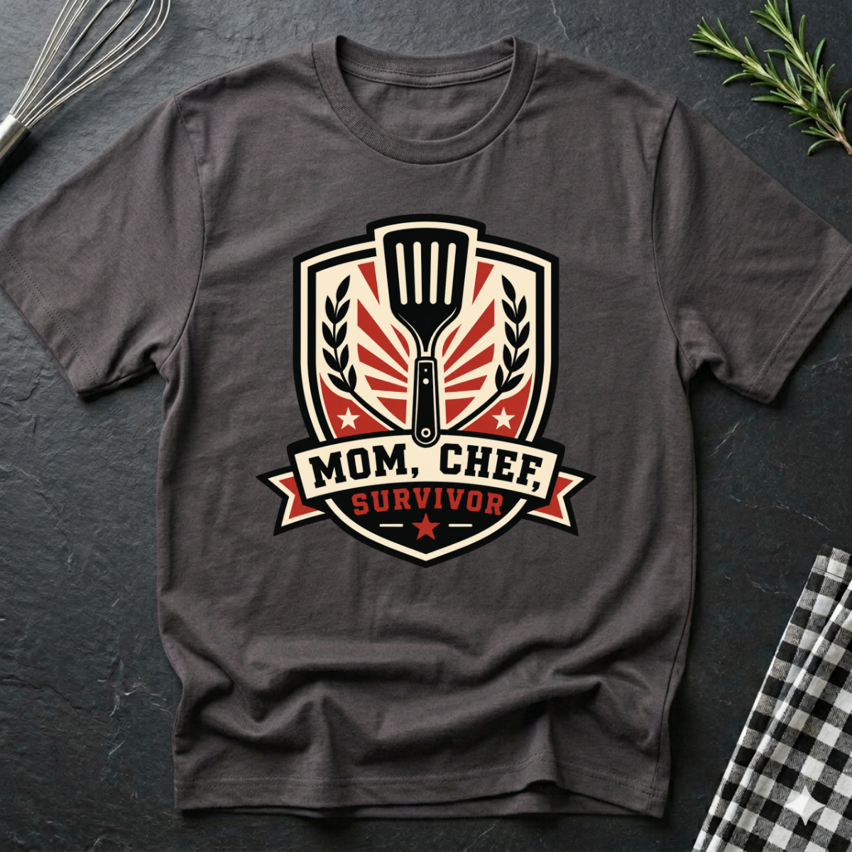 Mom, Chef, Survivor T-Shirt