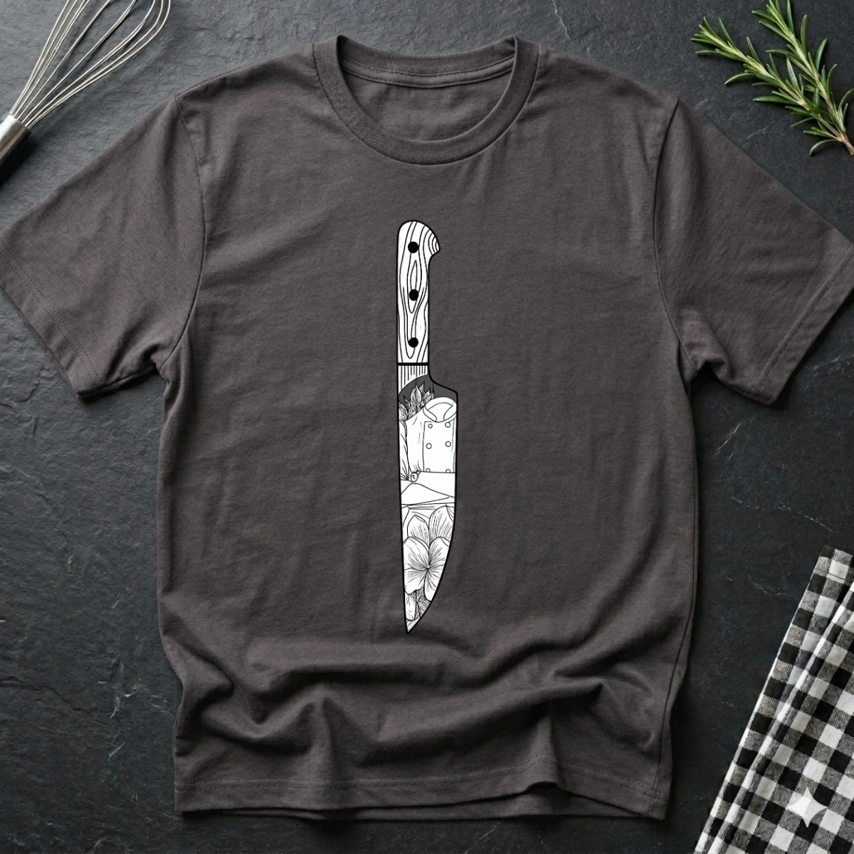 Falling Knife, Chef T-Shirt