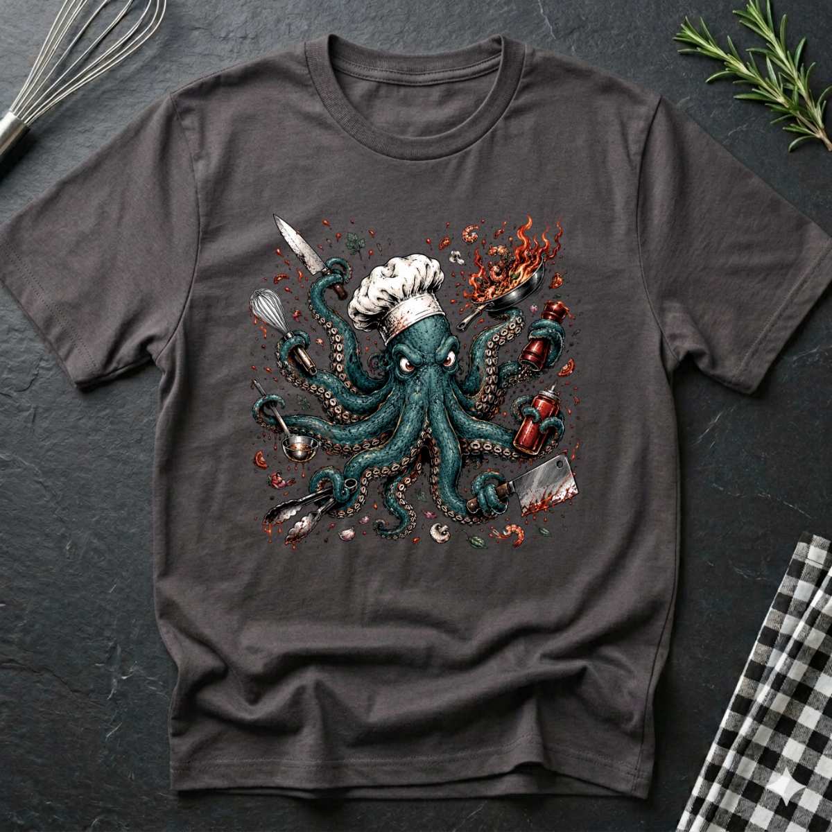 Angry Chaotic Octopus T-Shirt