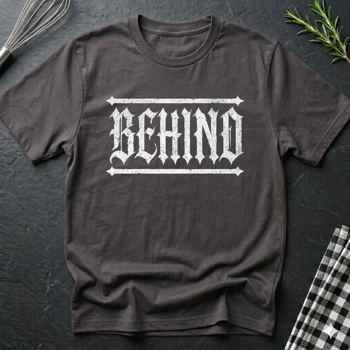 Behind, Gothic T-Shirt