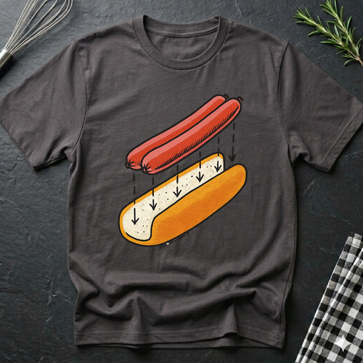 Hot Dog Ingredient T-Shirt