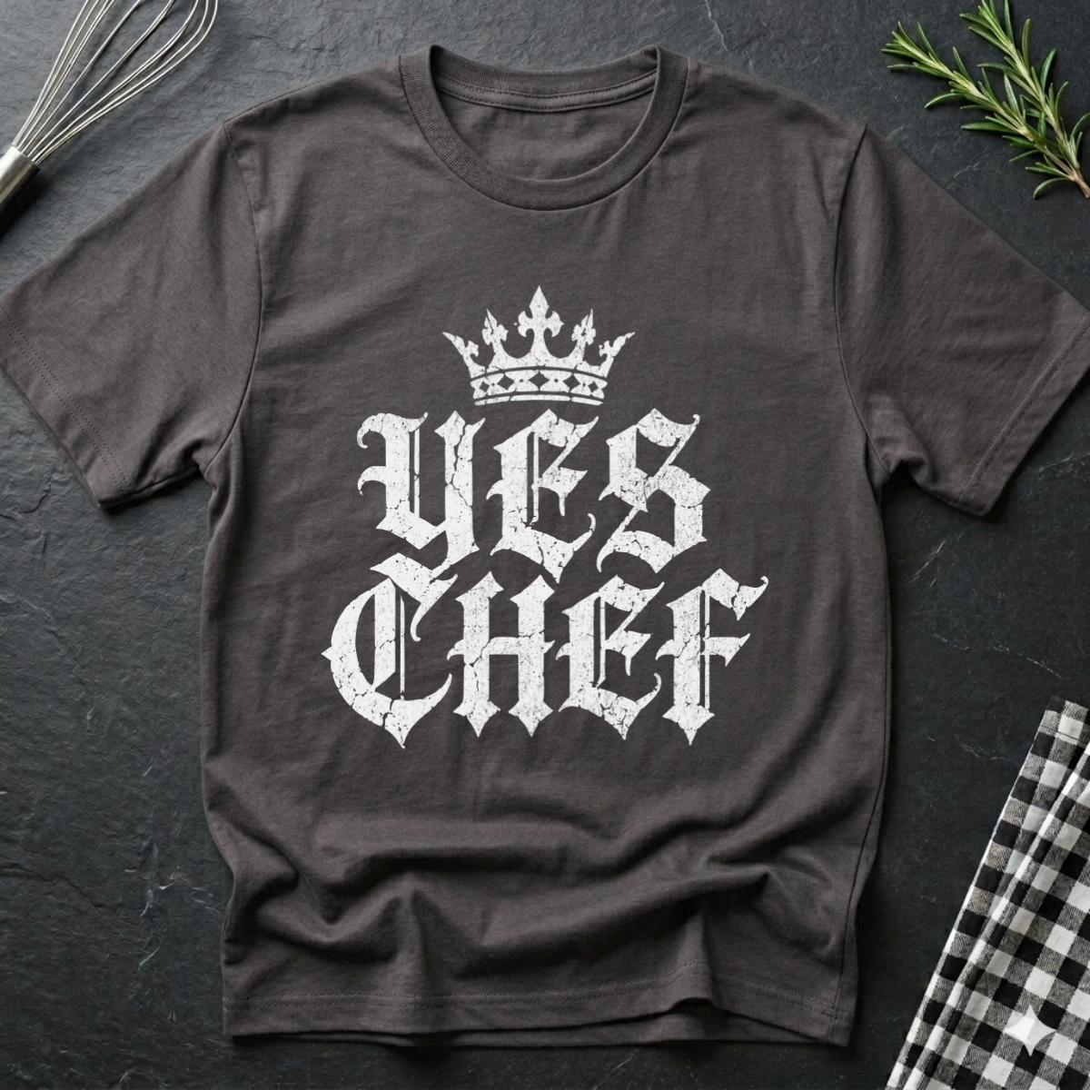 Yes Chef, Gothic T-Shirt