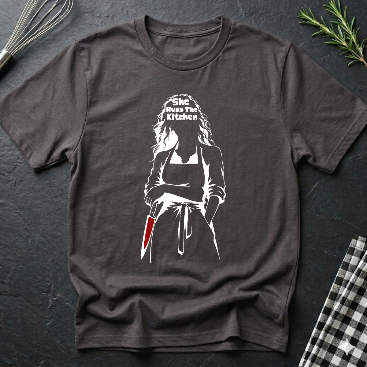 She Runs the Kitchen T-Shirt