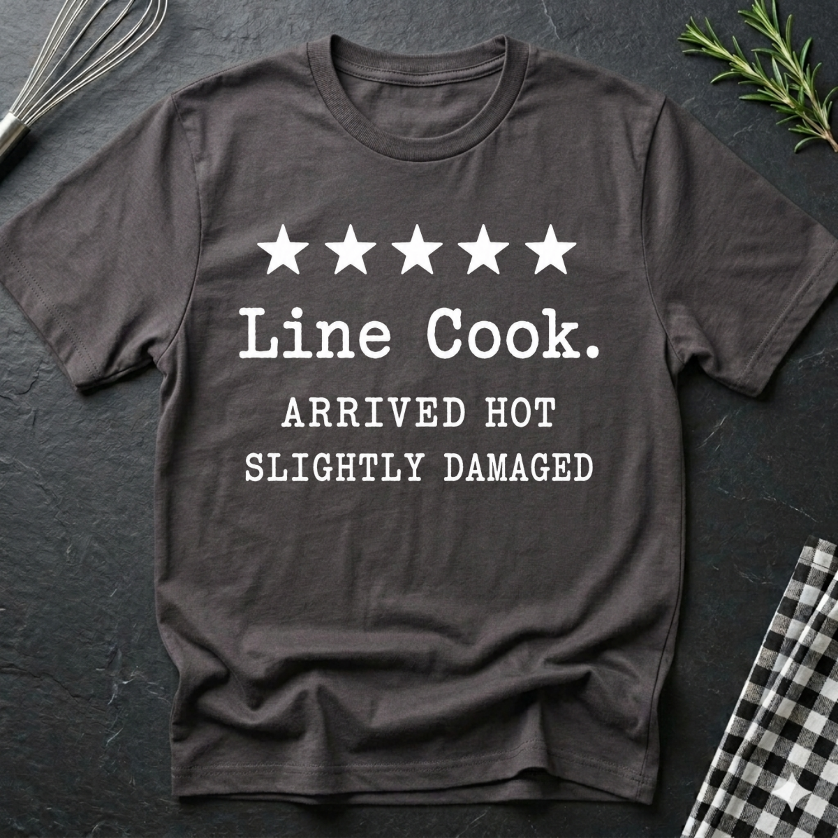 Line Cook, five star T-Shirt