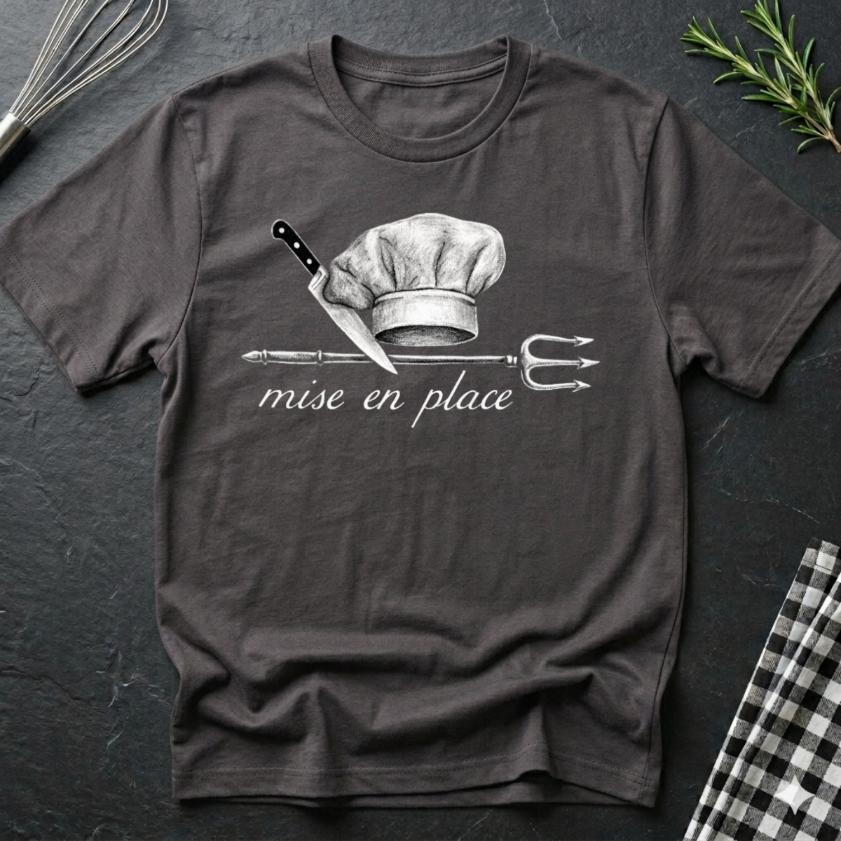 Mise en place Chef Trident T-Shirt