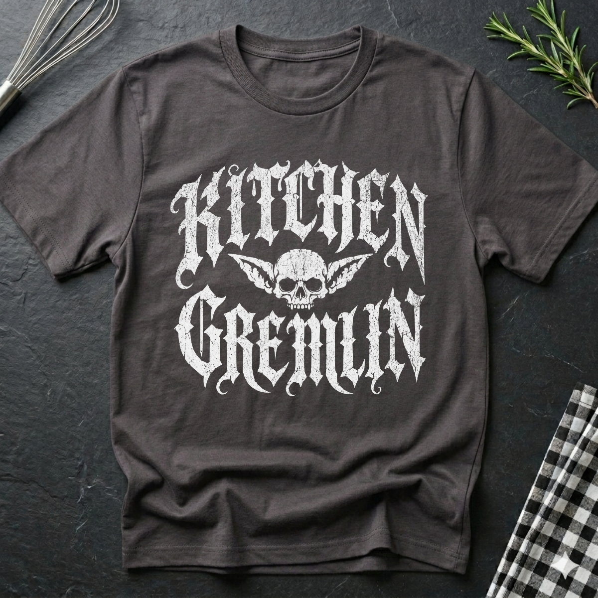 kitchen Gremlin, Gothic T-Shirt