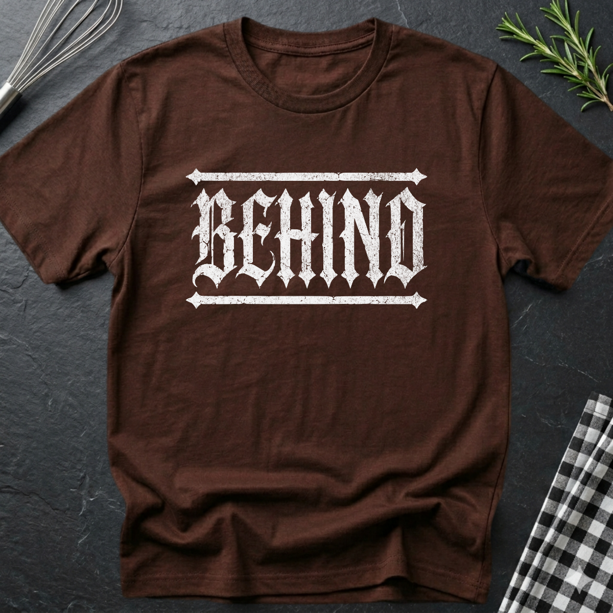 Behind, Gothic T-Shirt