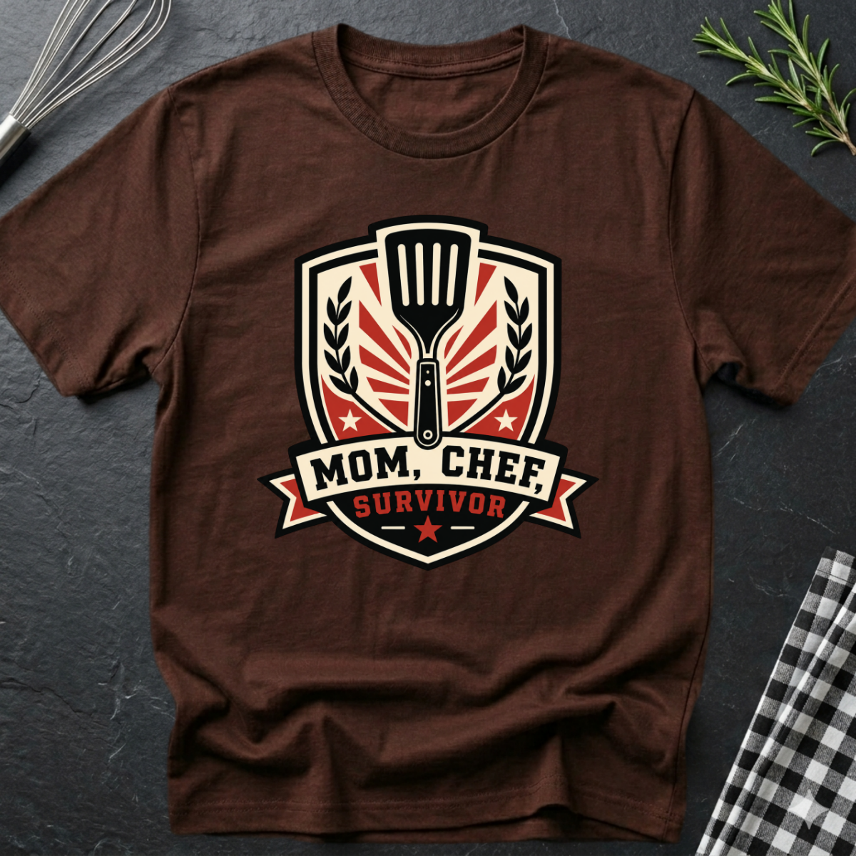 Mom, Chef, Survivor T-Shirt