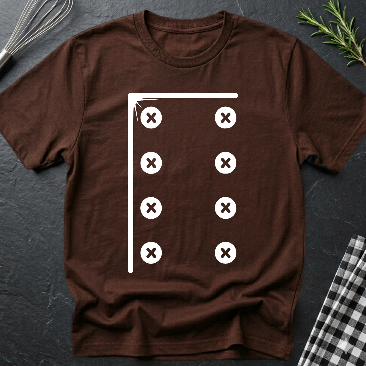 Funny Chef's Button T-Shirt