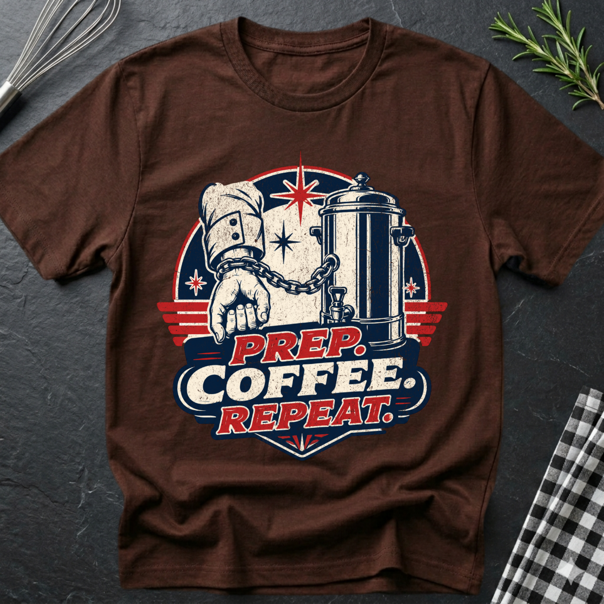 Prep, Coffee, Repeat T-Shirt