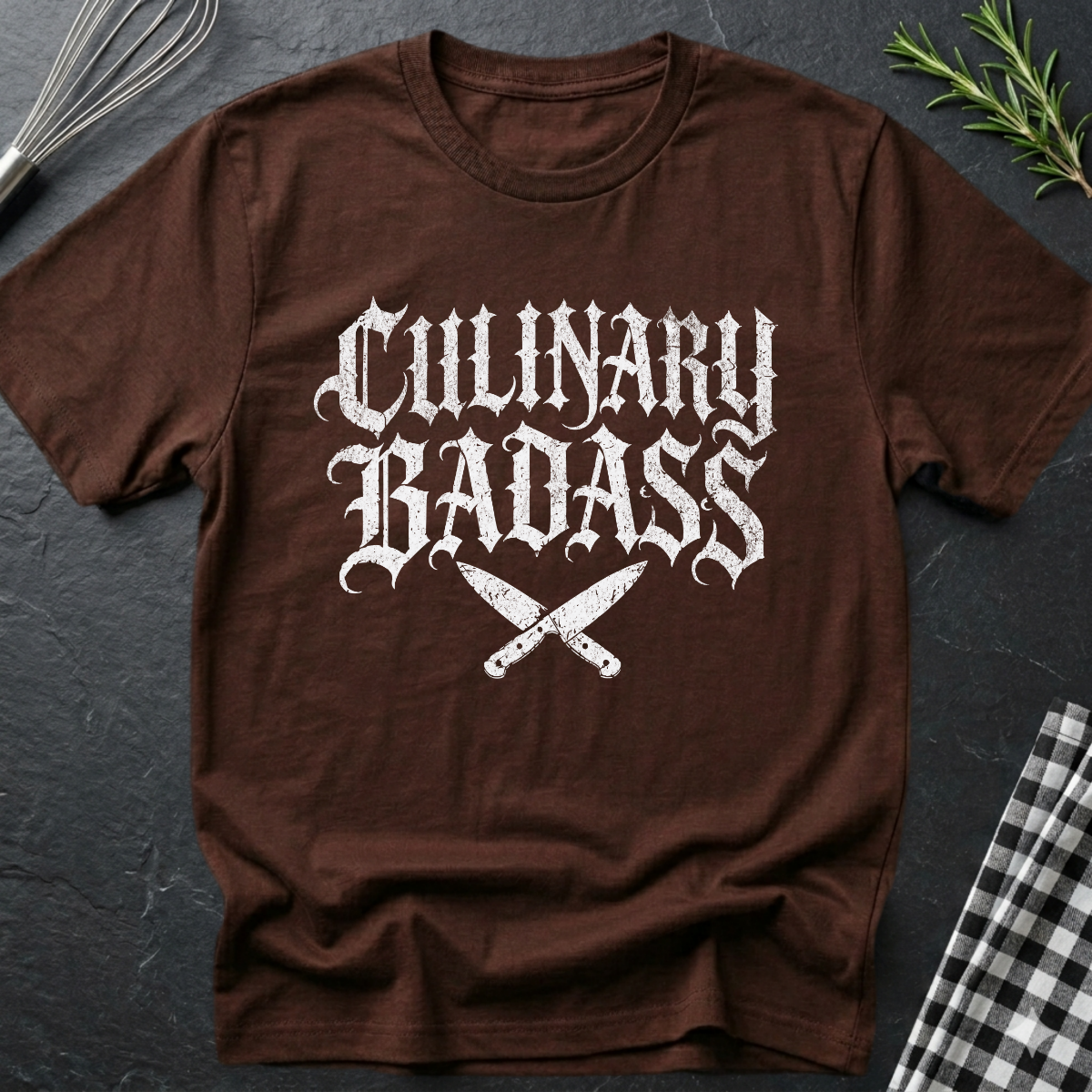 Culinary Badass, Gothic T-Shirt