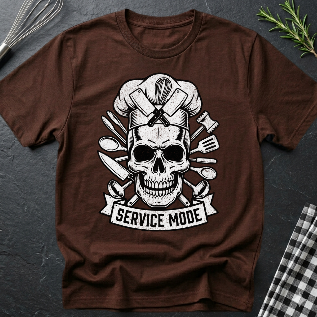 Service Mode, Chef Skull T-Shirt
