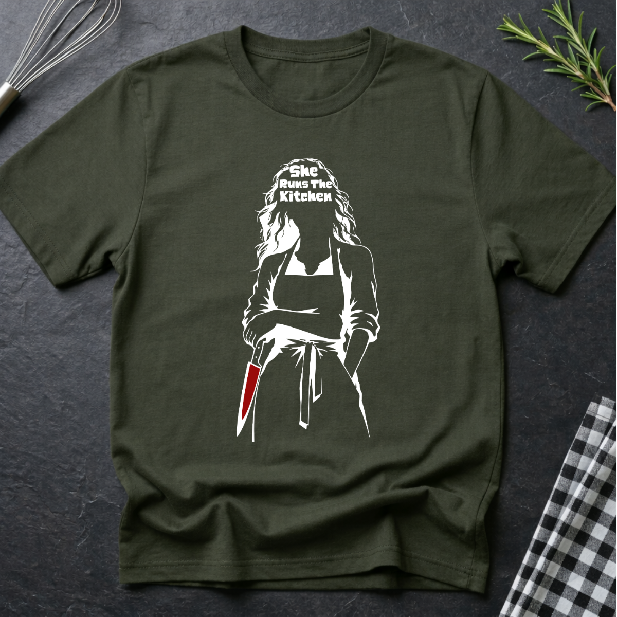 She Runs the Kitchen T-Shirt