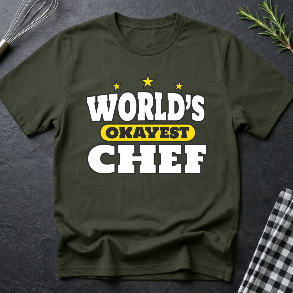 World's Okayest Chef T-Shirt