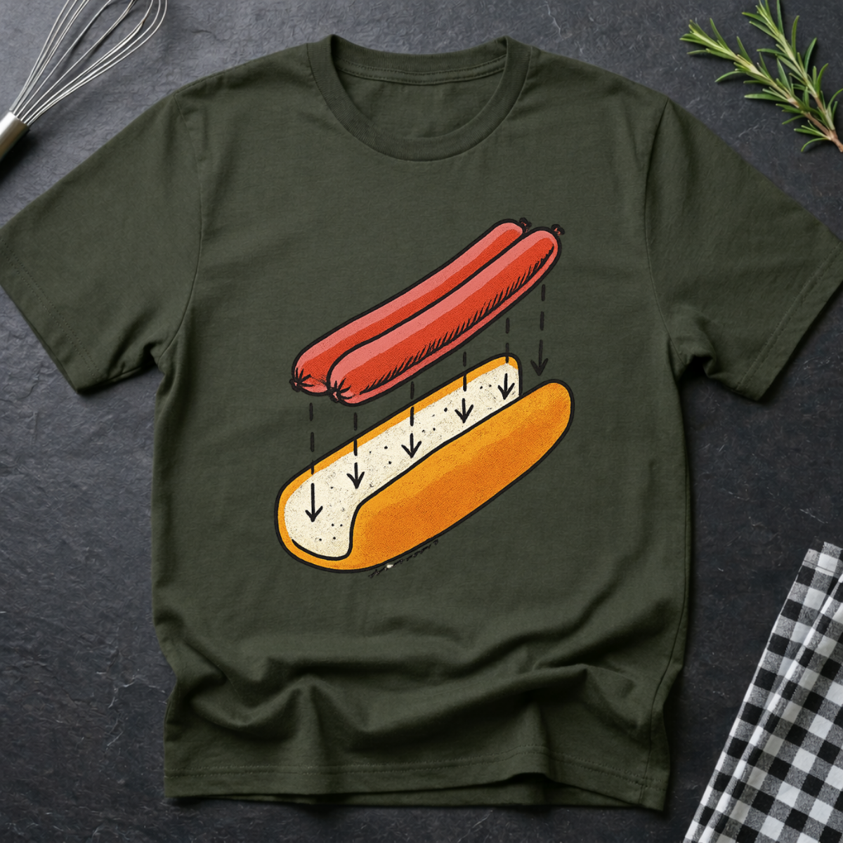 Hot Dog Ingredient T-Shirt