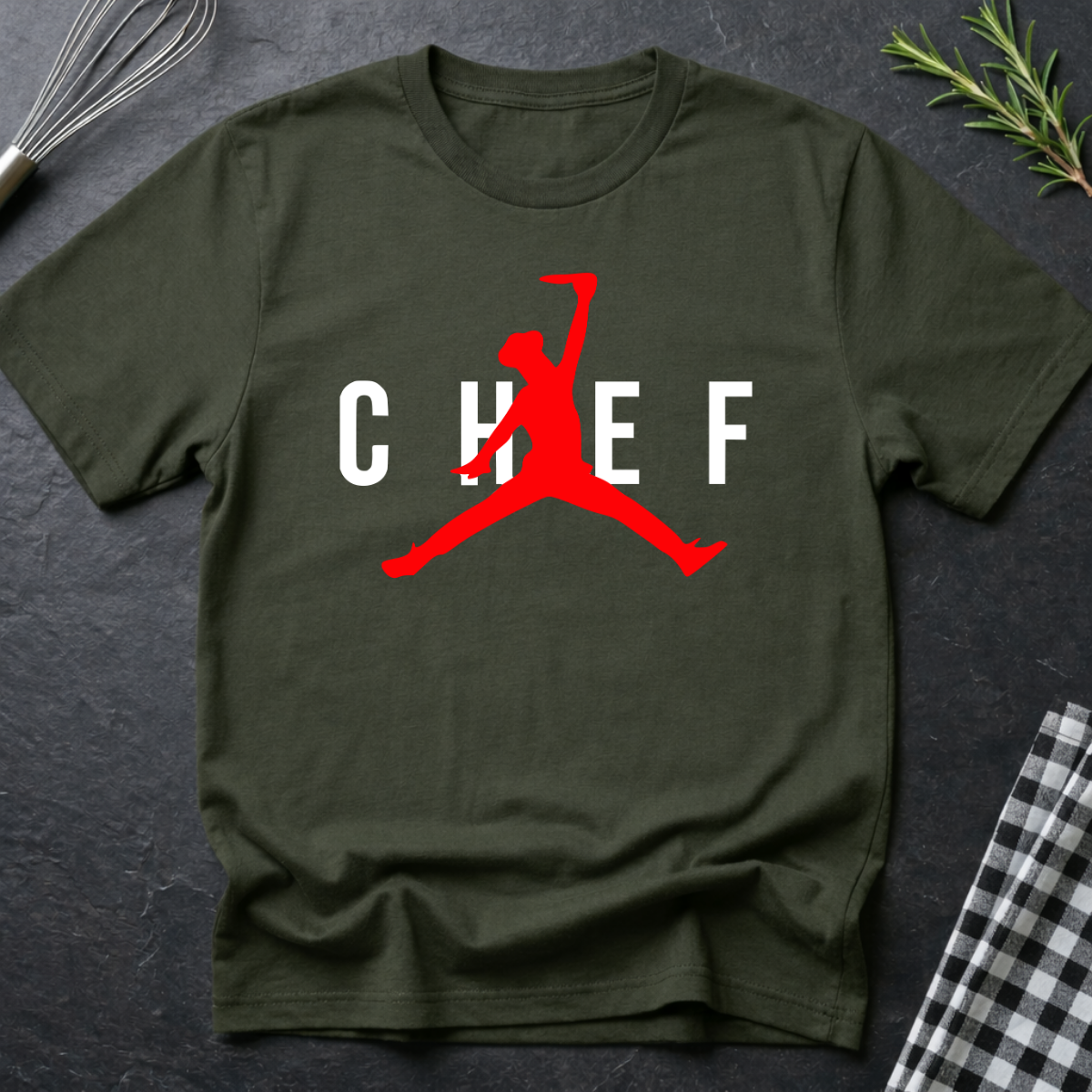 Funny jumping Chef T-Shirt
