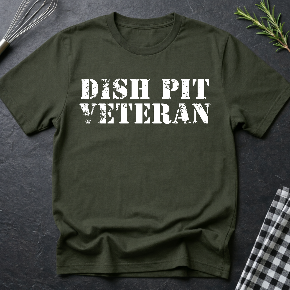 Dish Pit Veteran, Funny T-Shirt