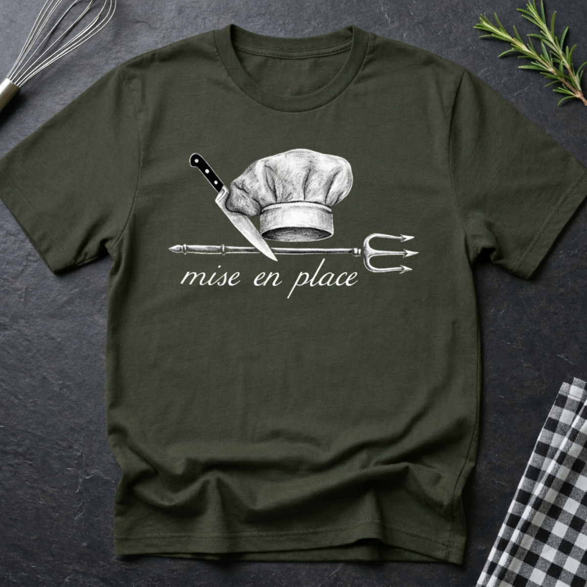 Mise en place Chef Trident T-Shirt