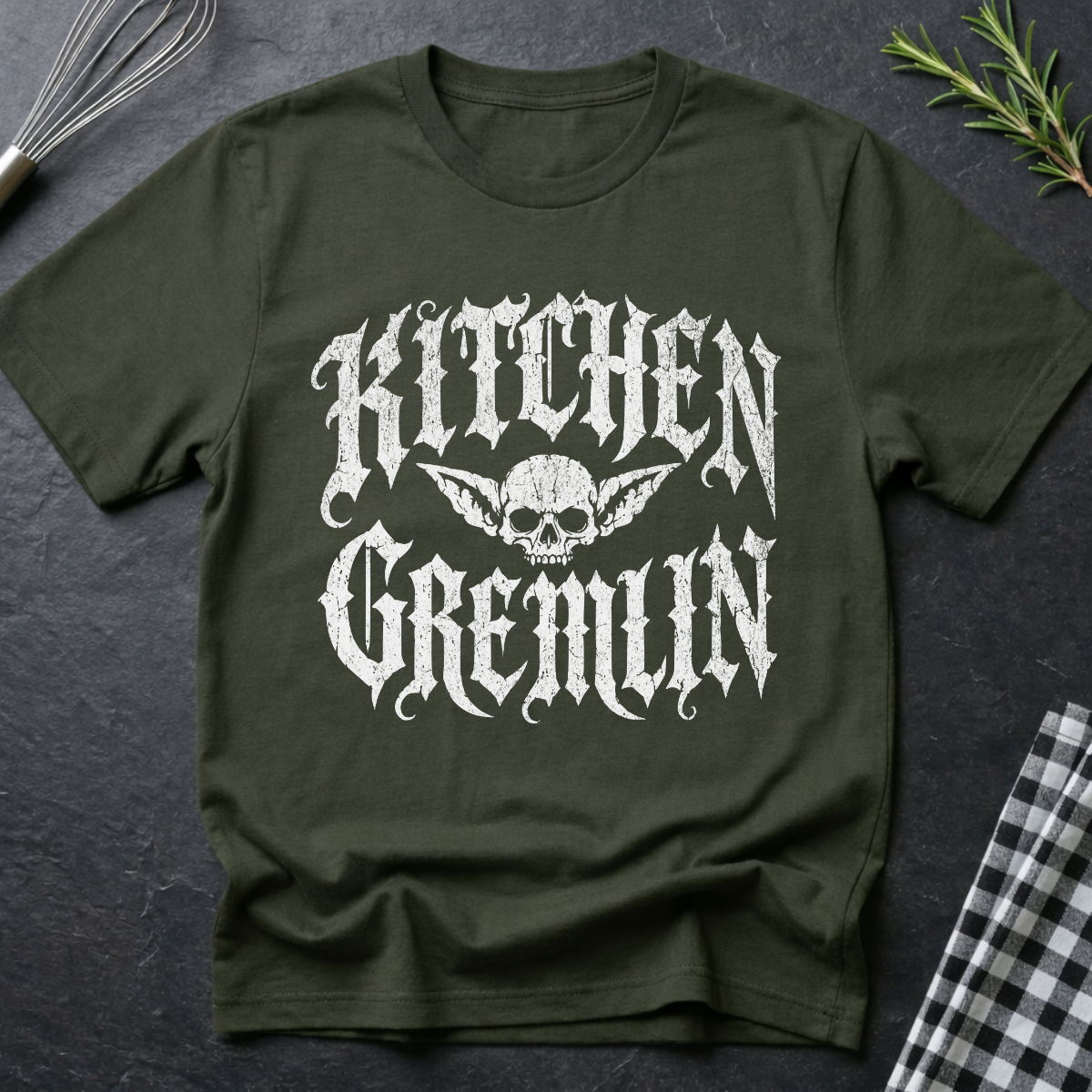 kitchen Gremlin, Gothic T-Shirt