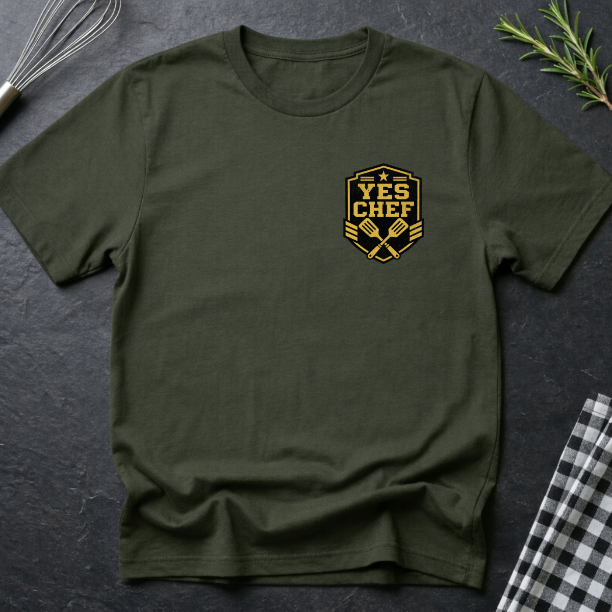 Yes Chef Emblem T-Shirt