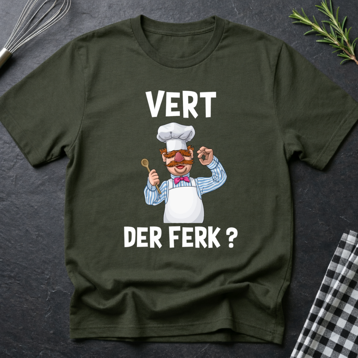 Swedish Funny Chef T-Shirt