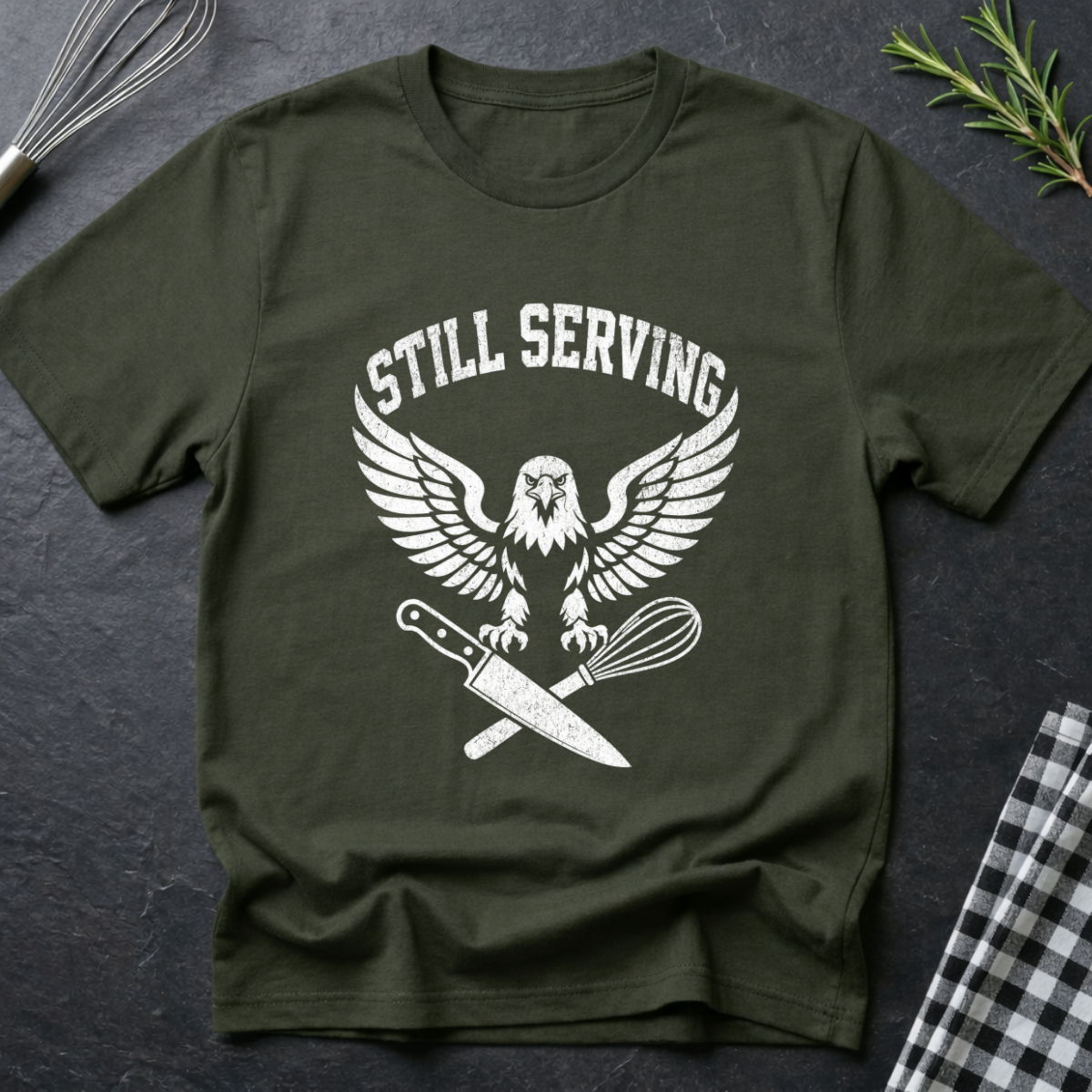 Still Serving Military to Culinary T-Shirt