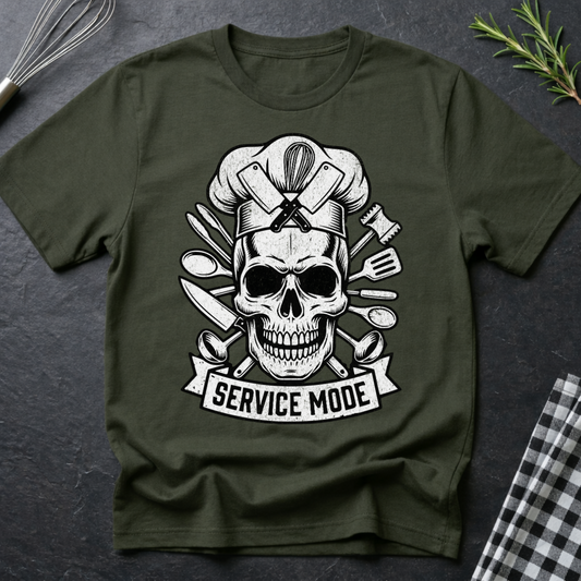 Service Mode, Chef Skull T-Shirt