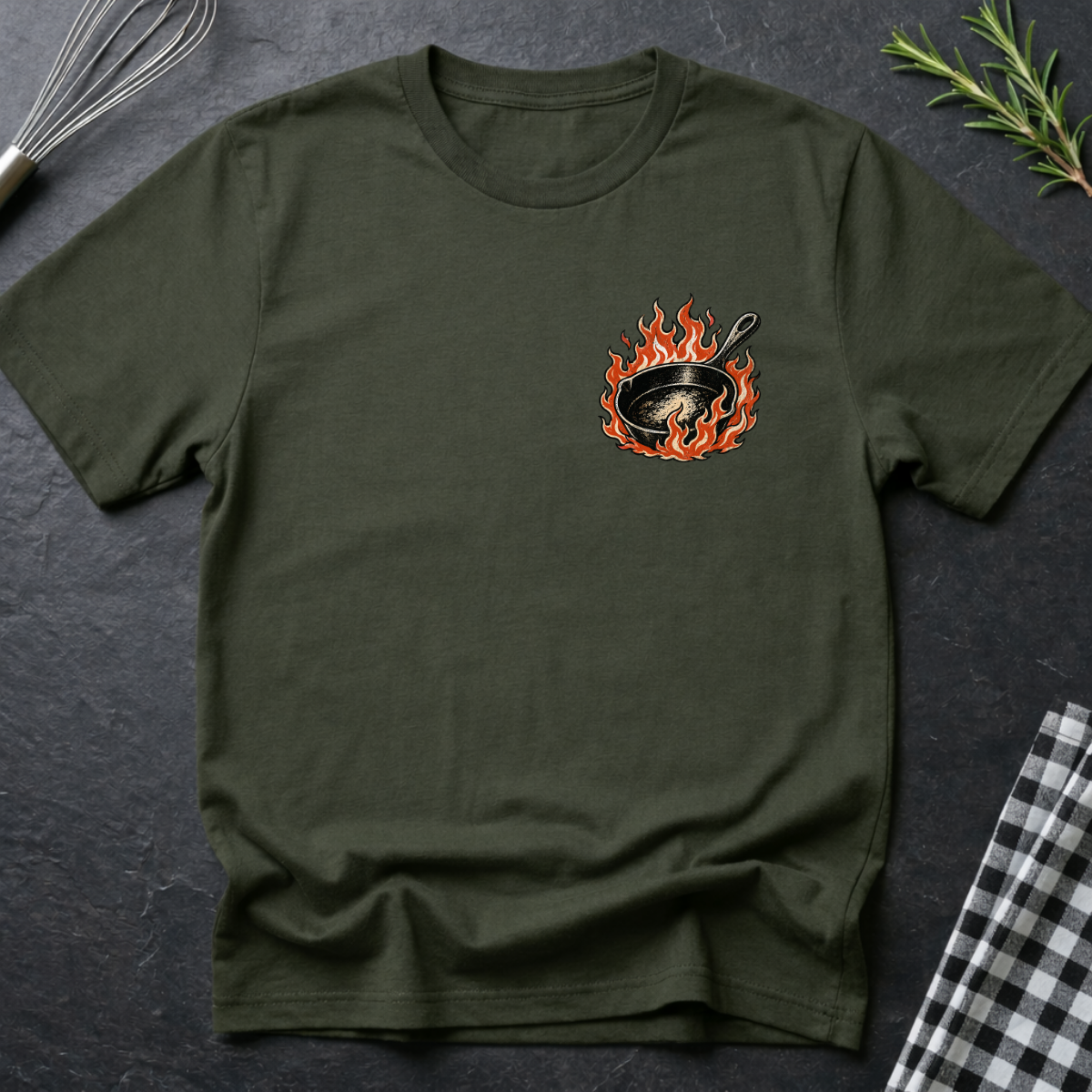 Burning Pan Emblem T-Shirt