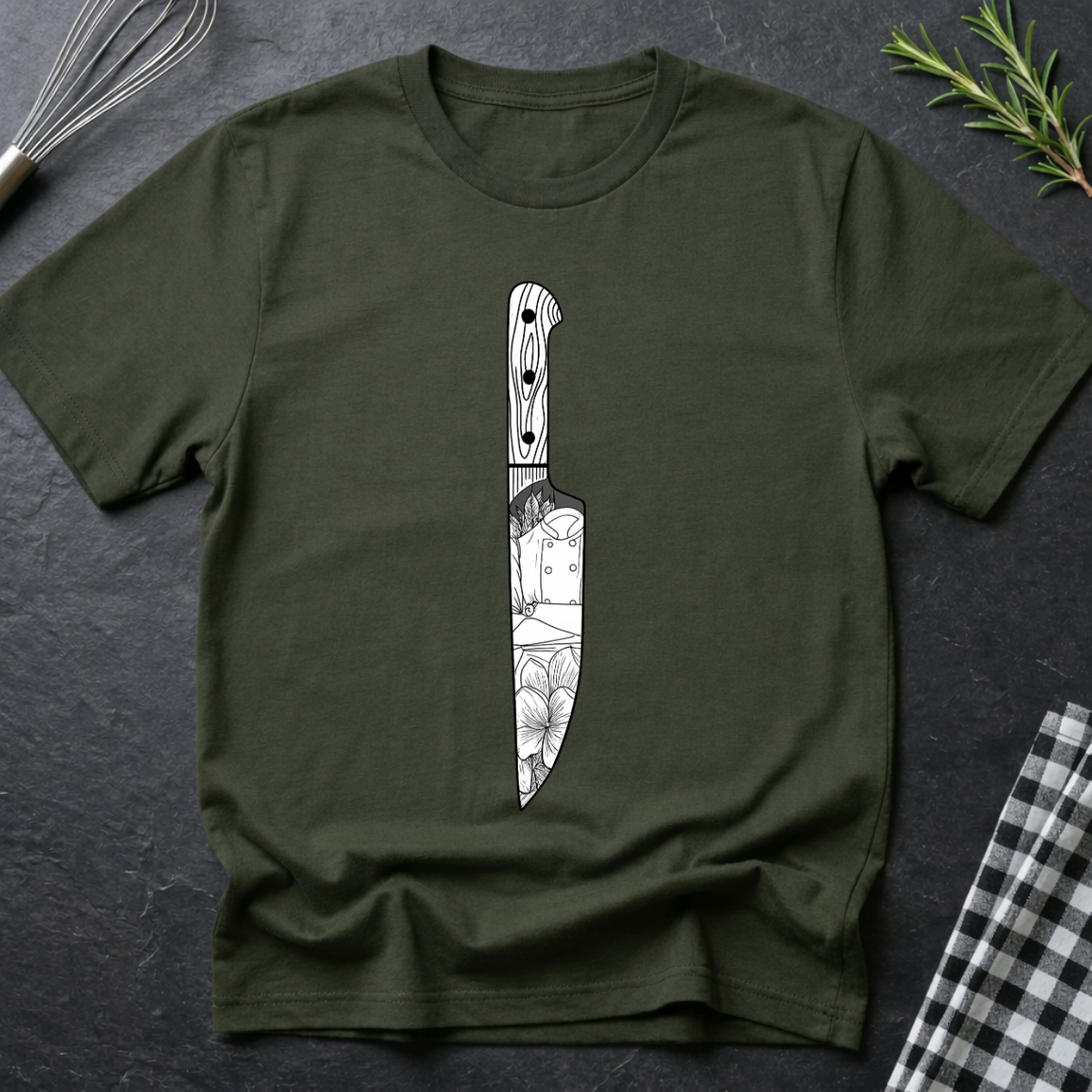Falling Knife, Chef T-Shirt