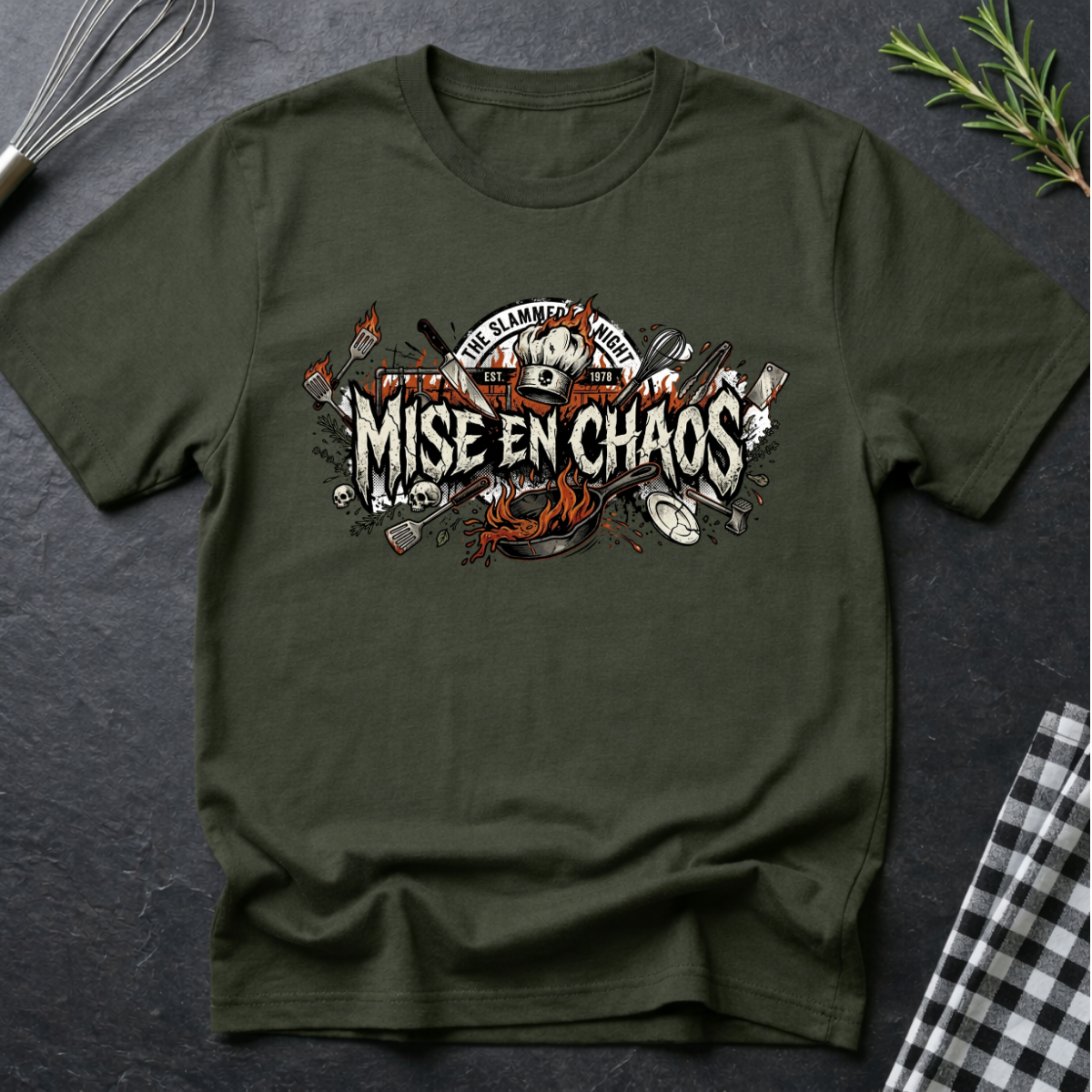 Mise En Chaos Flames T-Shirt