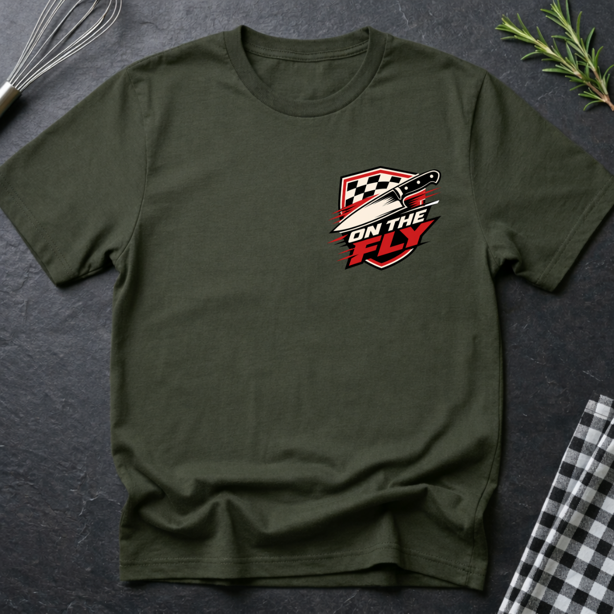 On the Fly, Flying Knife Emblem T-Shirt