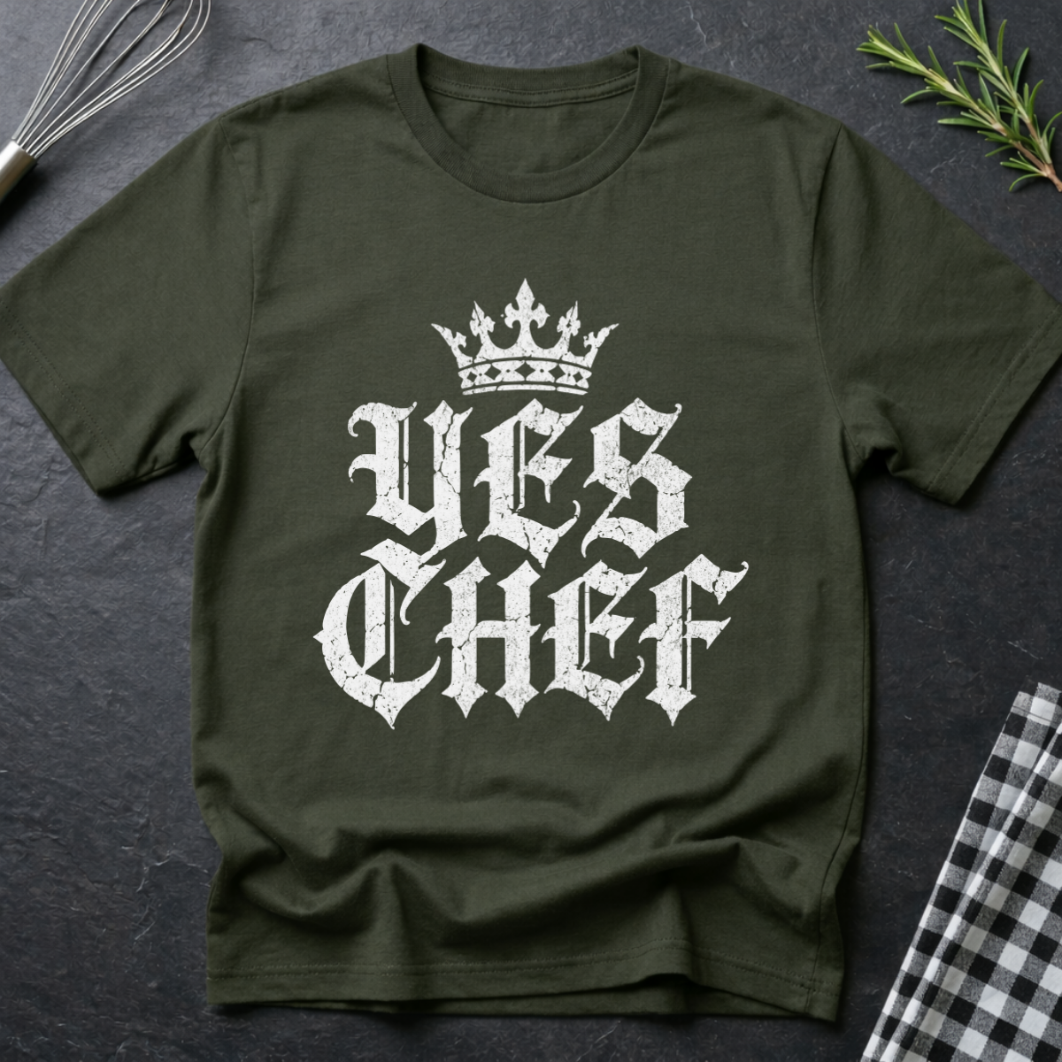 Yes Chef, Gothic T-Shirt