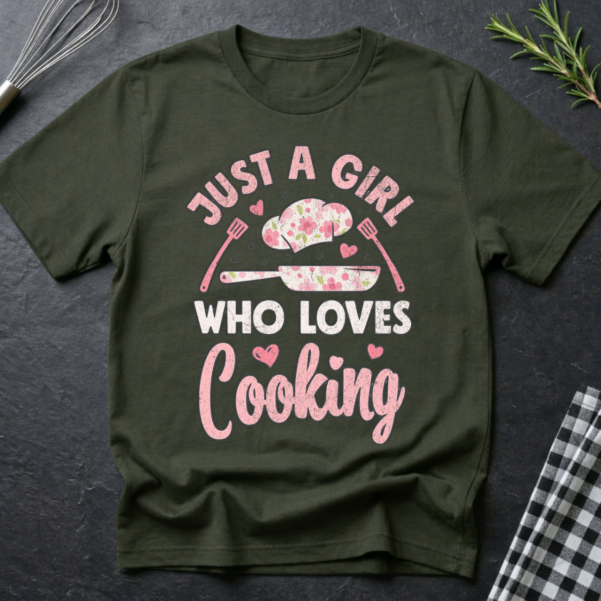 Just a Girl who loves Cooking T-Shirt